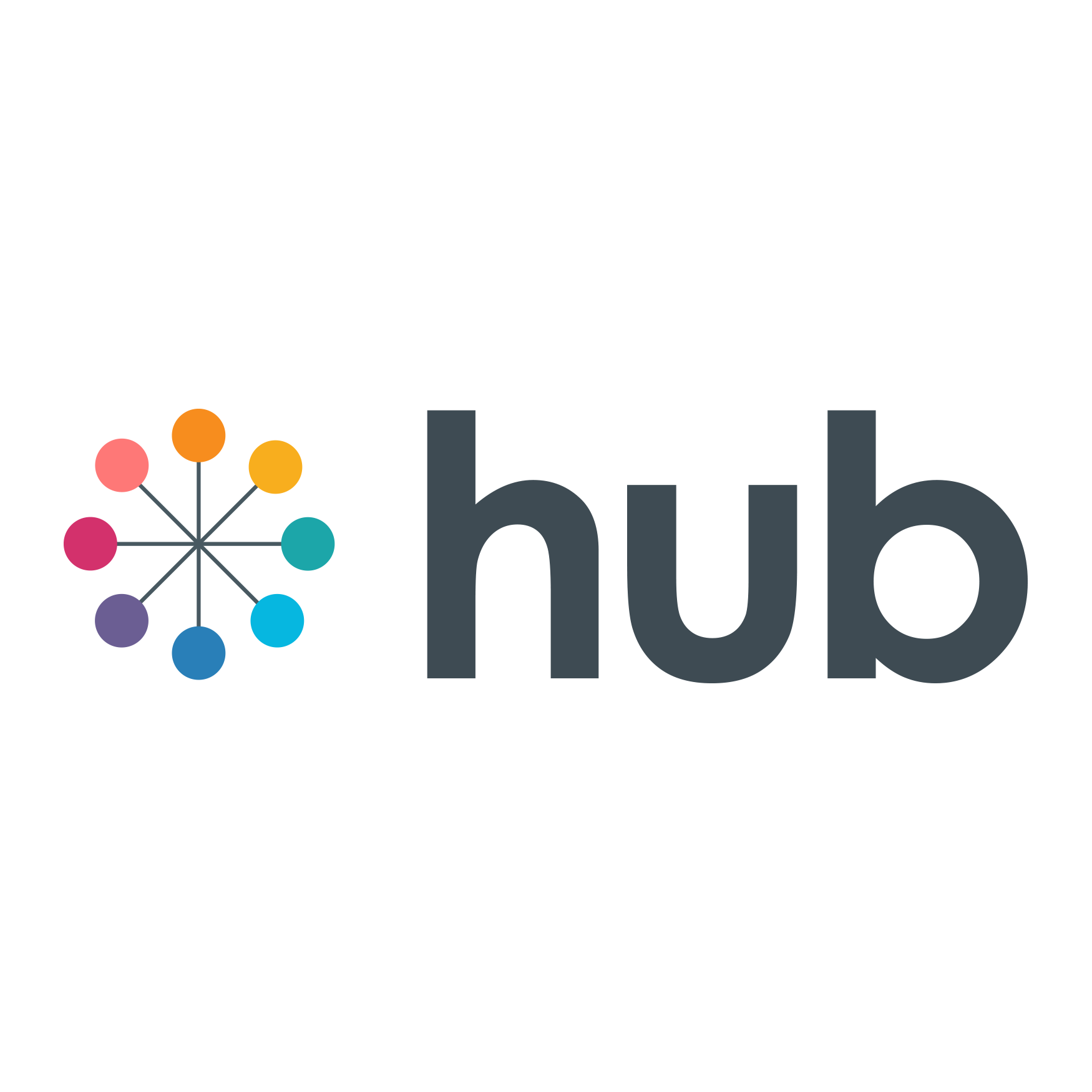 The Hub - transparent square