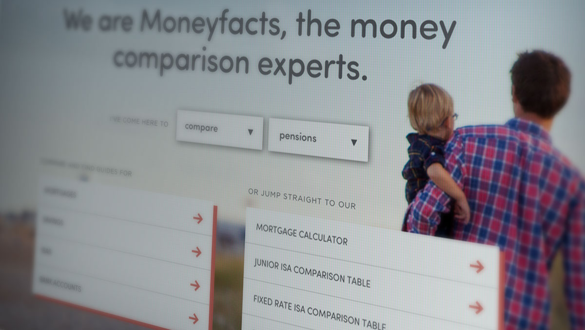 Moneyfacts - screenshot - comparison calculator